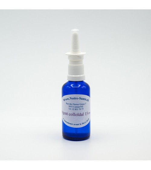 Argent colloïdal 50ml spray nasal - 15ppm